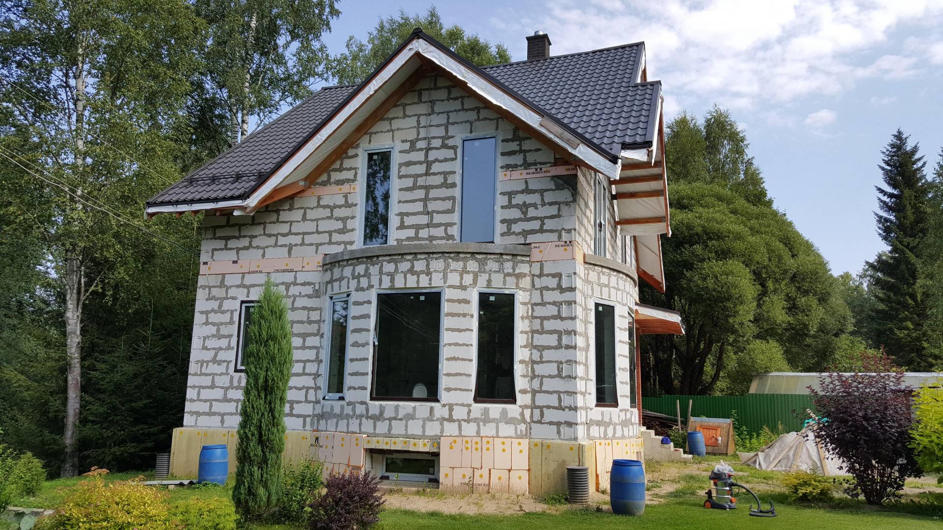 Сколько стоит построить дом из пеноблоков