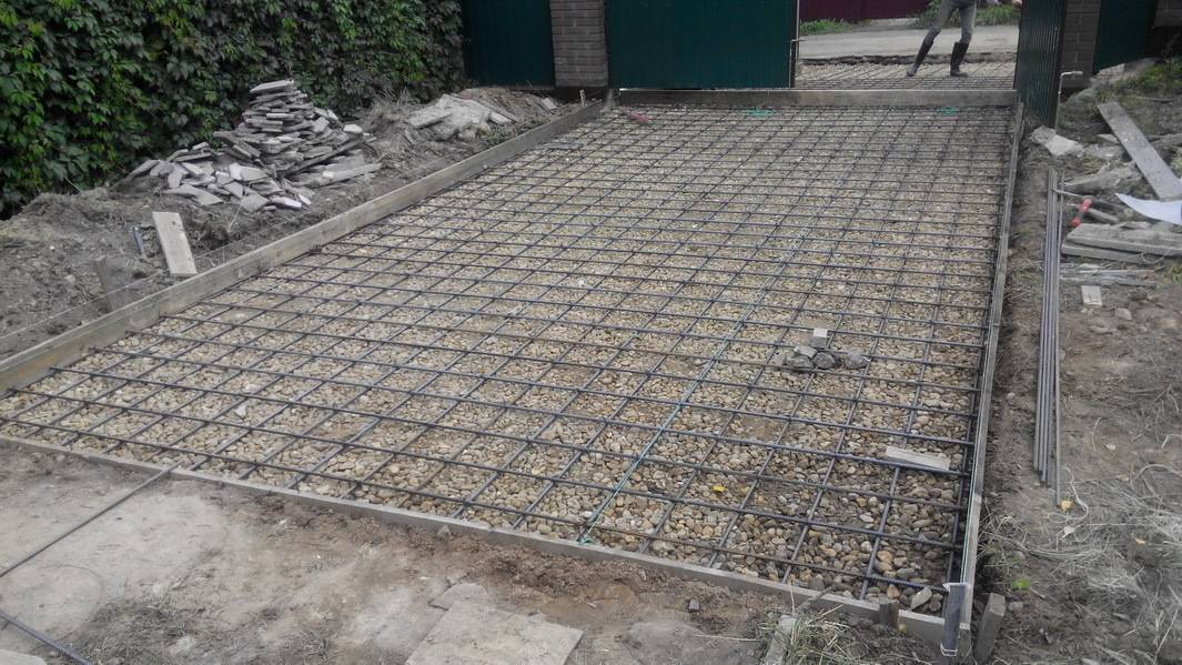 Как правильно и надежно залить бетоном двор своими руками