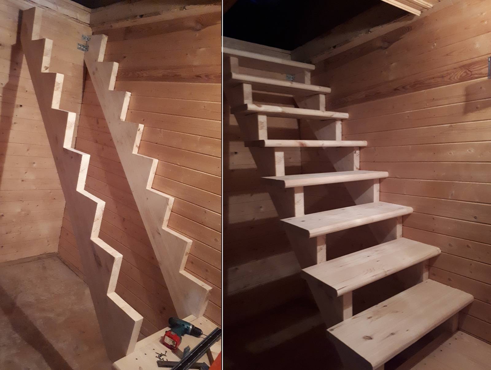 Как построить лестницу на второй этаж видео. деревянная лестница своими руками.
