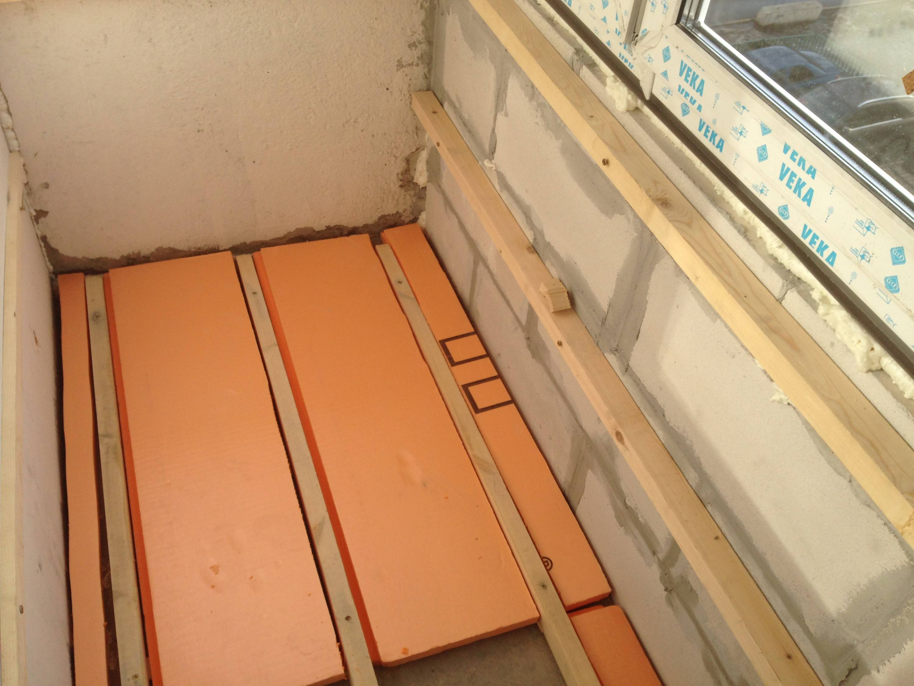 Утепление балкона изнутри: описание материалов, полная пошаговая инструкция как все сделать своими руками (40+ фото видео) +отзывы
