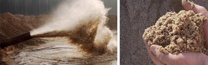 Чем отличается песок карьерный: особенности, виды, применение