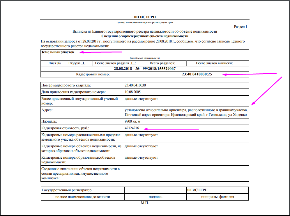Выписка из ЕГРН на земельный участок. Номер выписки ЕГРН. Кадастровый номер в выписке ЕГРН. Дата и номер выписки из ЕГРН.