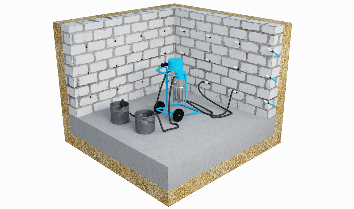 Инъектирование бетона: этапы проведения работ, виды сооружений, растворы
