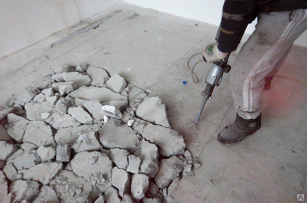 Чем заделать выбоины в бетонном полу? - строительство просто