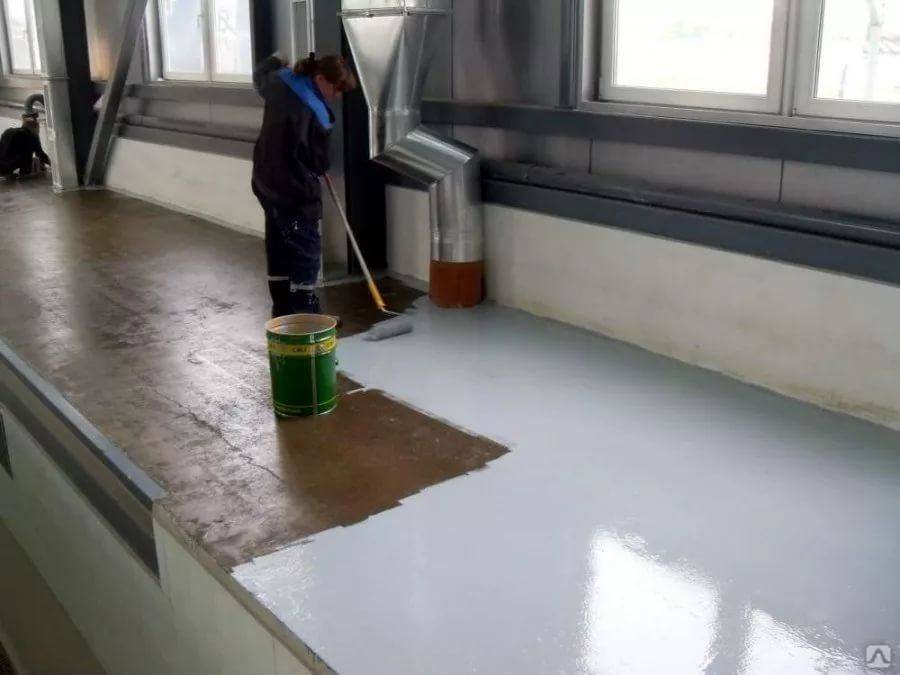 Краска для бетонного пола в гараже: выбор вида покрытия