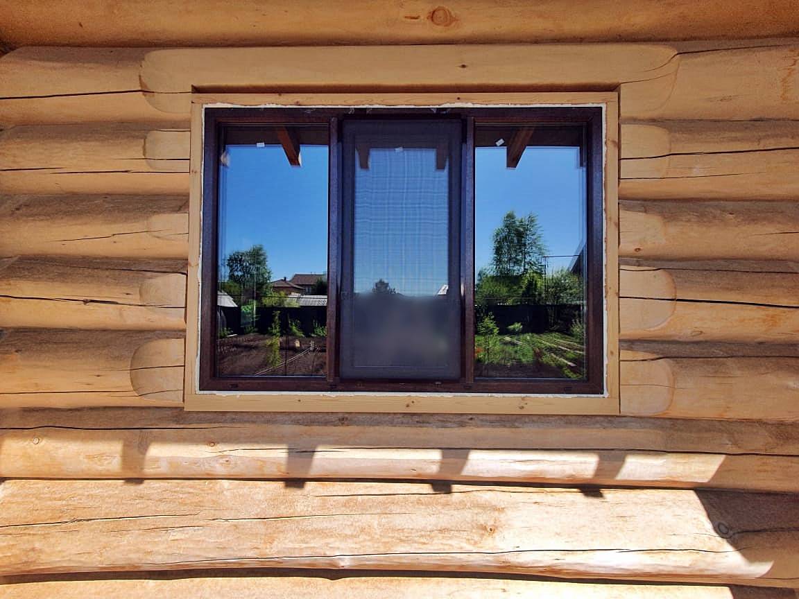 Установка пластиковых окон в деревянном доме своими руками