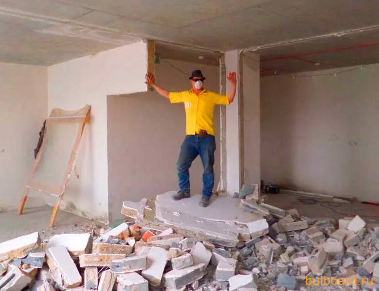 Демонтаж стен: профессиональный подход к делу | строй советы