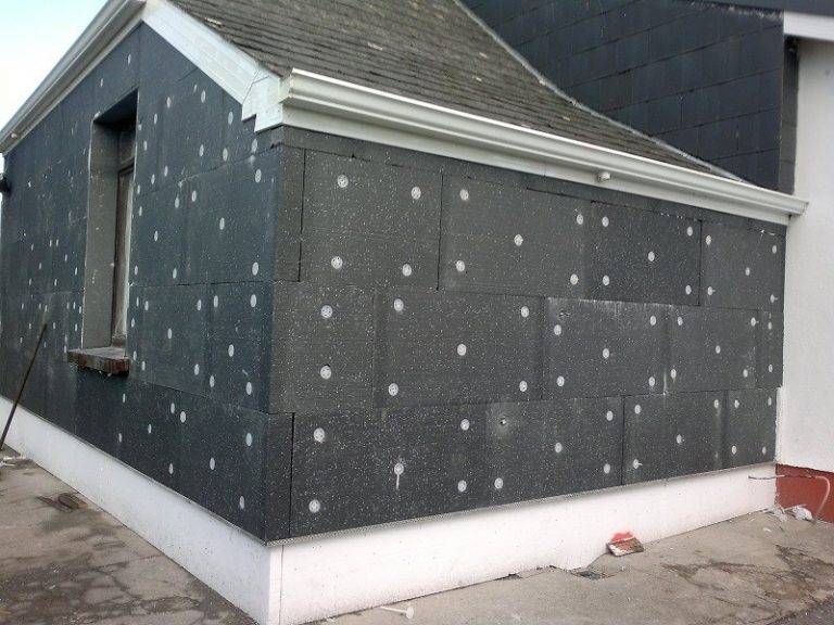 Схема утепления стен пенополистиролом снаружи и оптимальная толщина утеплителя для кирпичного дома под сайдинг