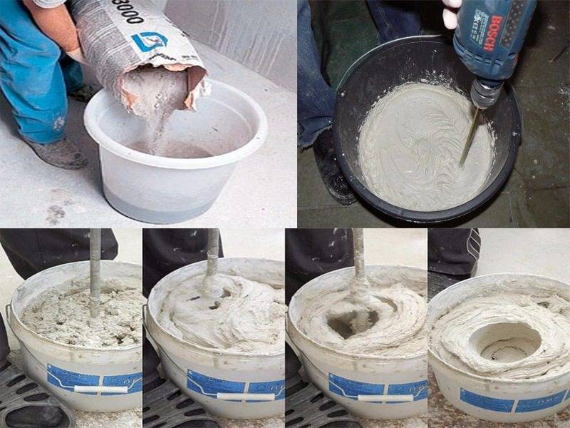 Как приготовить качественный цементный раствор
