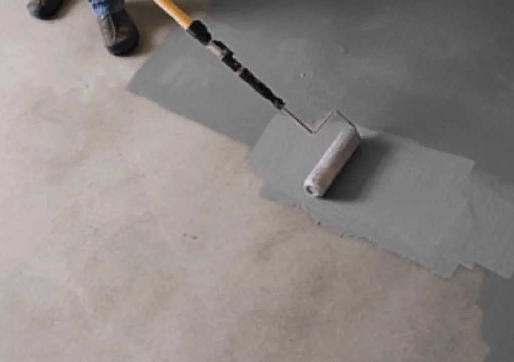 Технология окрашивания поверхностей из бетона на улице