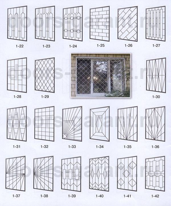 Как сделать решетку на окна дачи своими руками