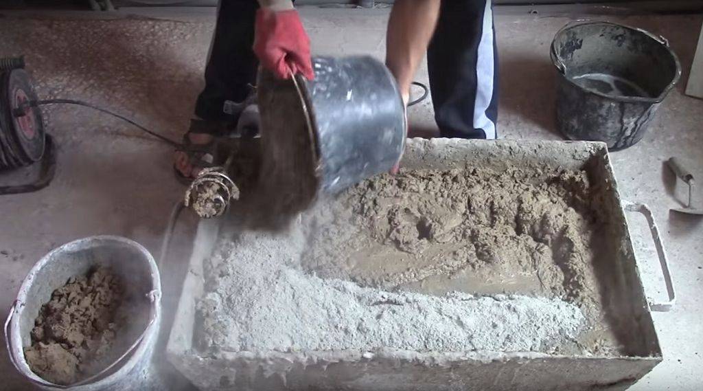 Как разводить цемент - пропорции и расчет расхода материалов