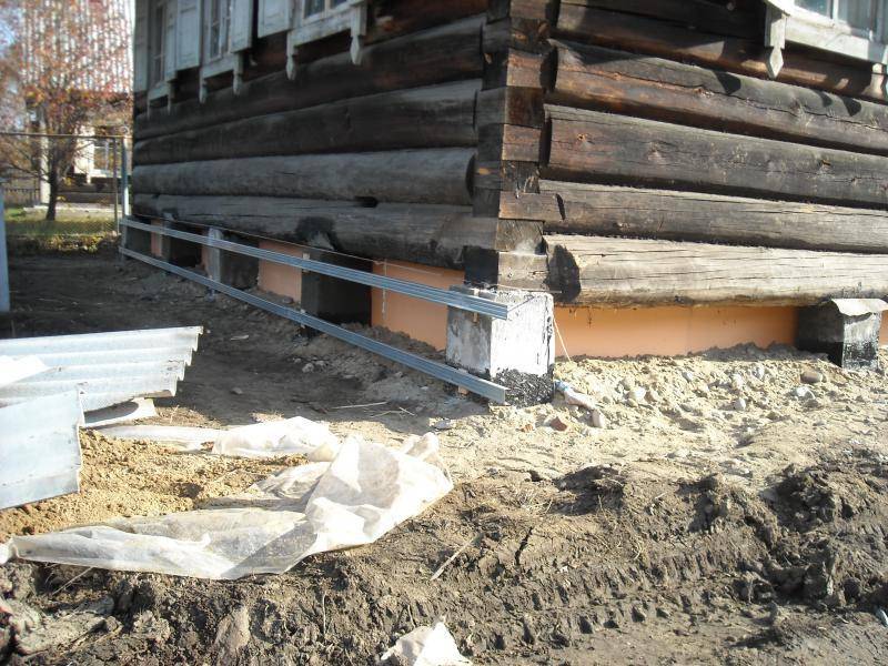Как утеплить фундамент деревянного дома снаружи своими руками: методы работ