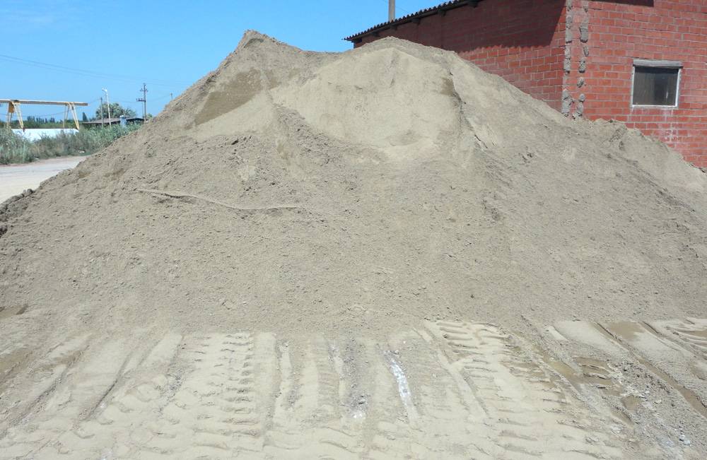 Песок для строительства — виды и характеристики