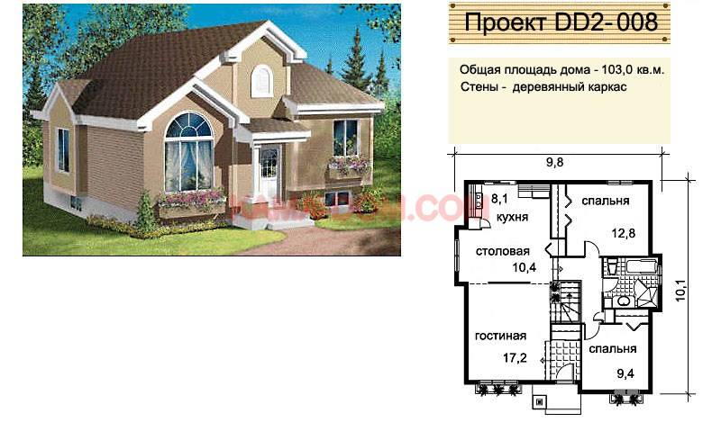 Проекты одноэтажных домов из пеноблоков до 150 кв м (м2): стоимость, основные виды