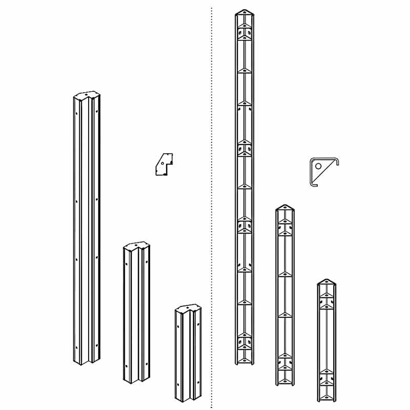 Опалубка колонн: несъемная, съемная, пластиковая, картонная, деревянная, металлическая