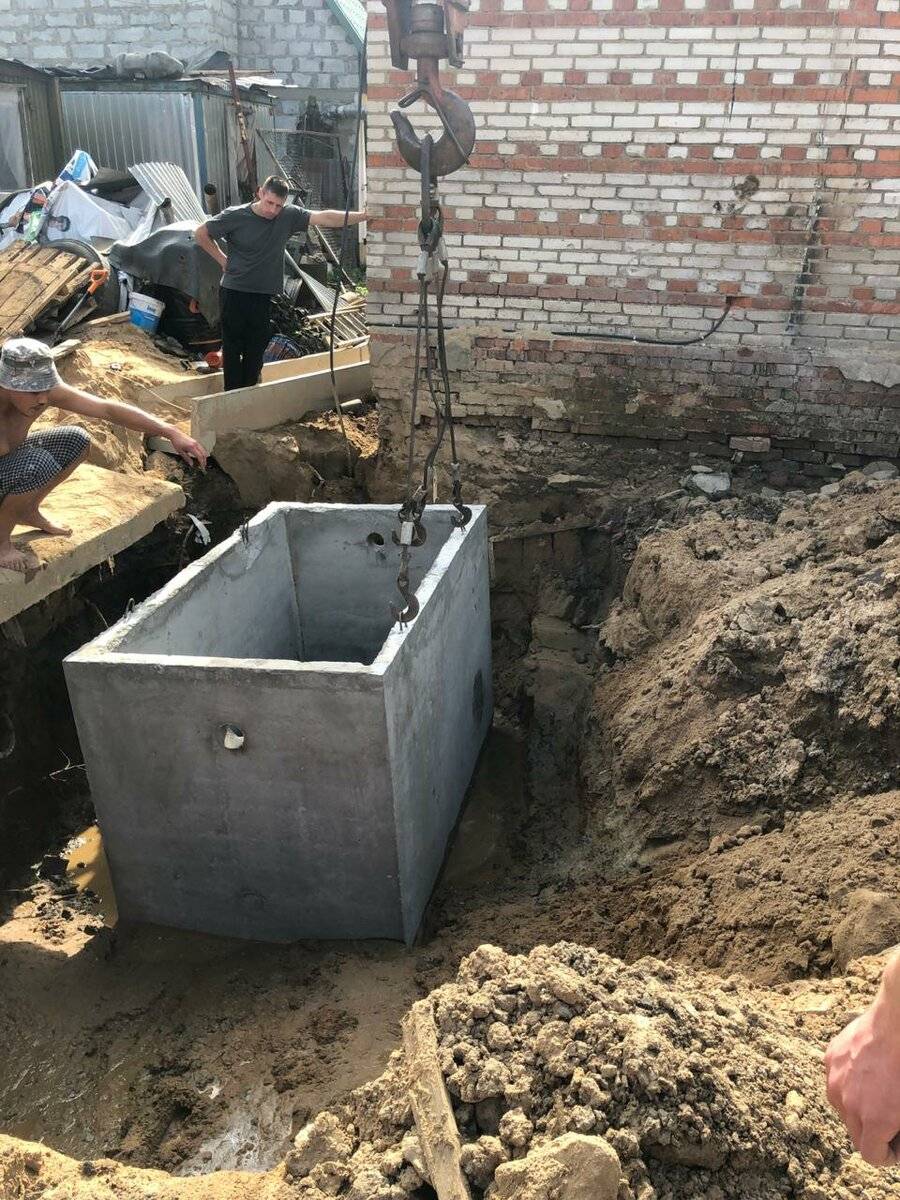 Монолитный септик из бетона – надежная канализация своими руками без лишних затрат