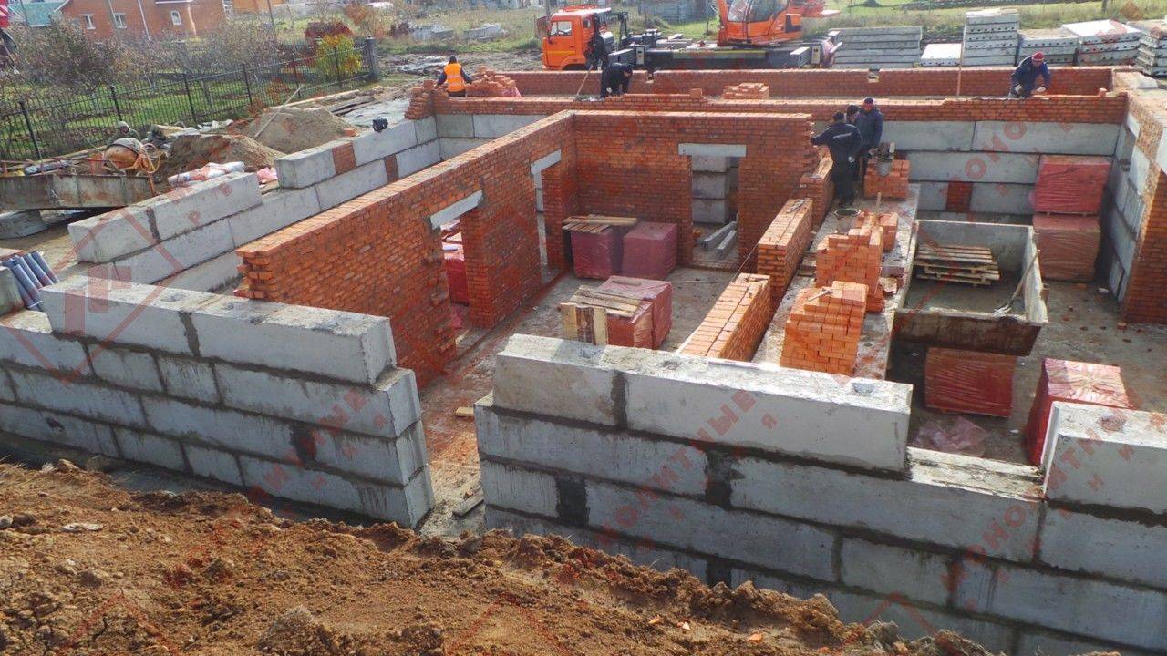 Фундамент из фбс - пошаговая инструкция строительства фундамента из блоков своими руками, видео