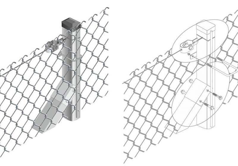 Забор из сетки рабицы своими руками: как сделать и установить, фото и видео