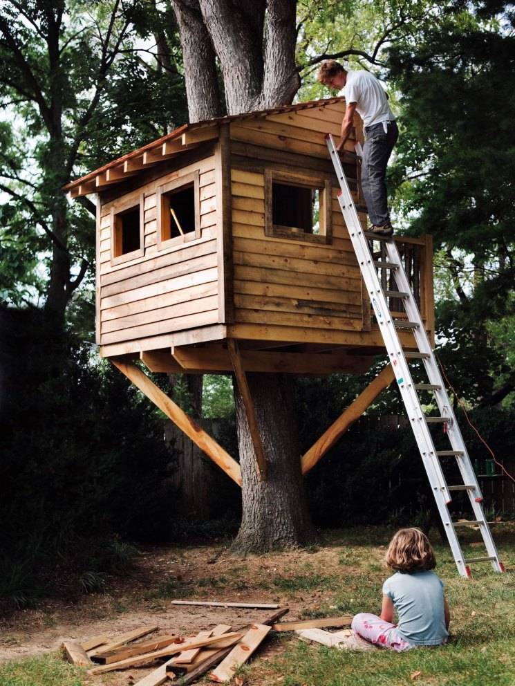 Домик на дереве своими руками: инструкция строительства | статьи компании «топсхаус»