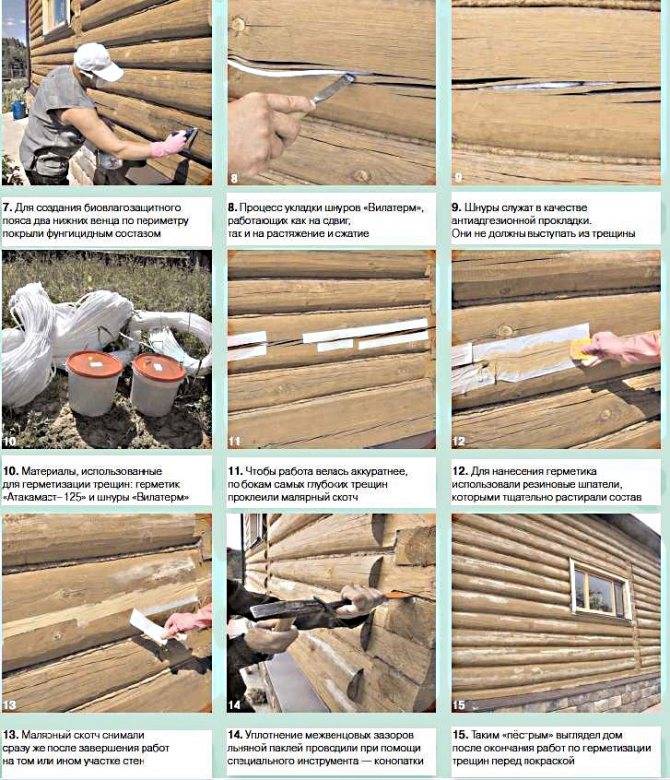 Как и чем заделывать трещины в древесине - 6 популярных способов