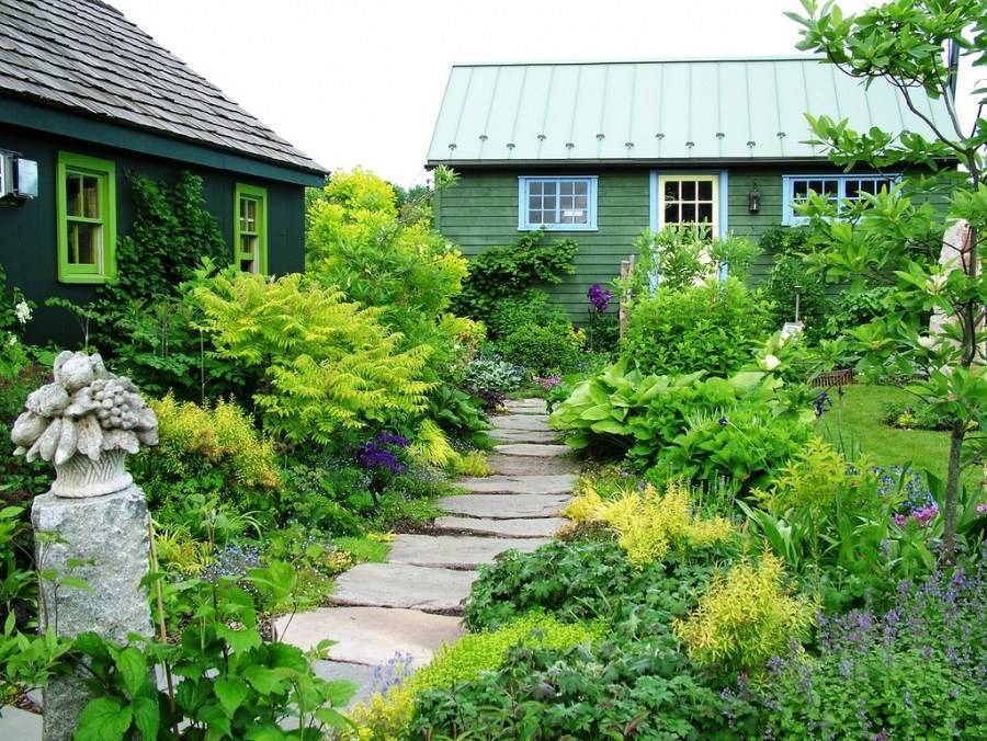 Кантри в ландшафтном дизайне – оформляем сад и участок в деревенском стиле