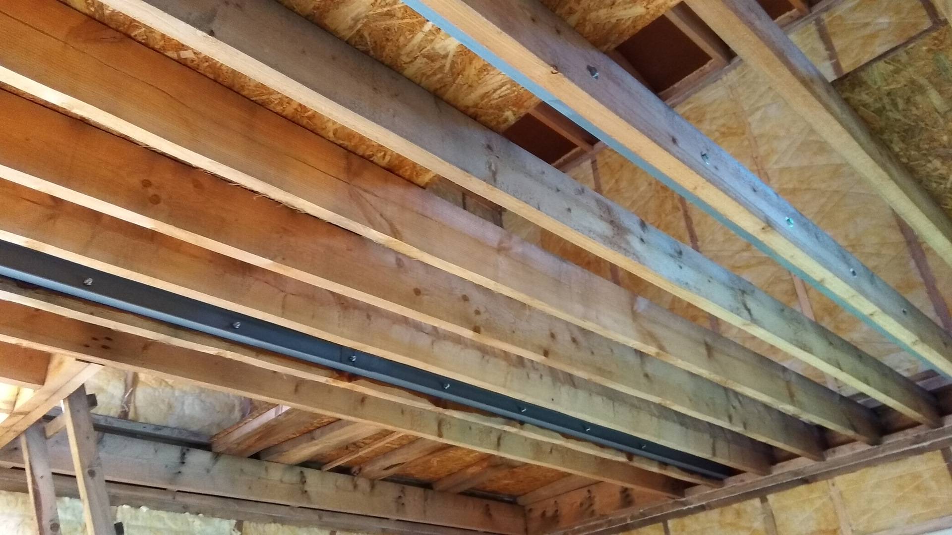 Как усилить балки перекрытия второго этажа — лаги для потолка в деревянном доме