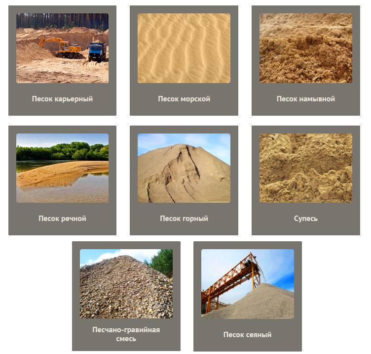 Состав песка: характеристика и описание физических свойств