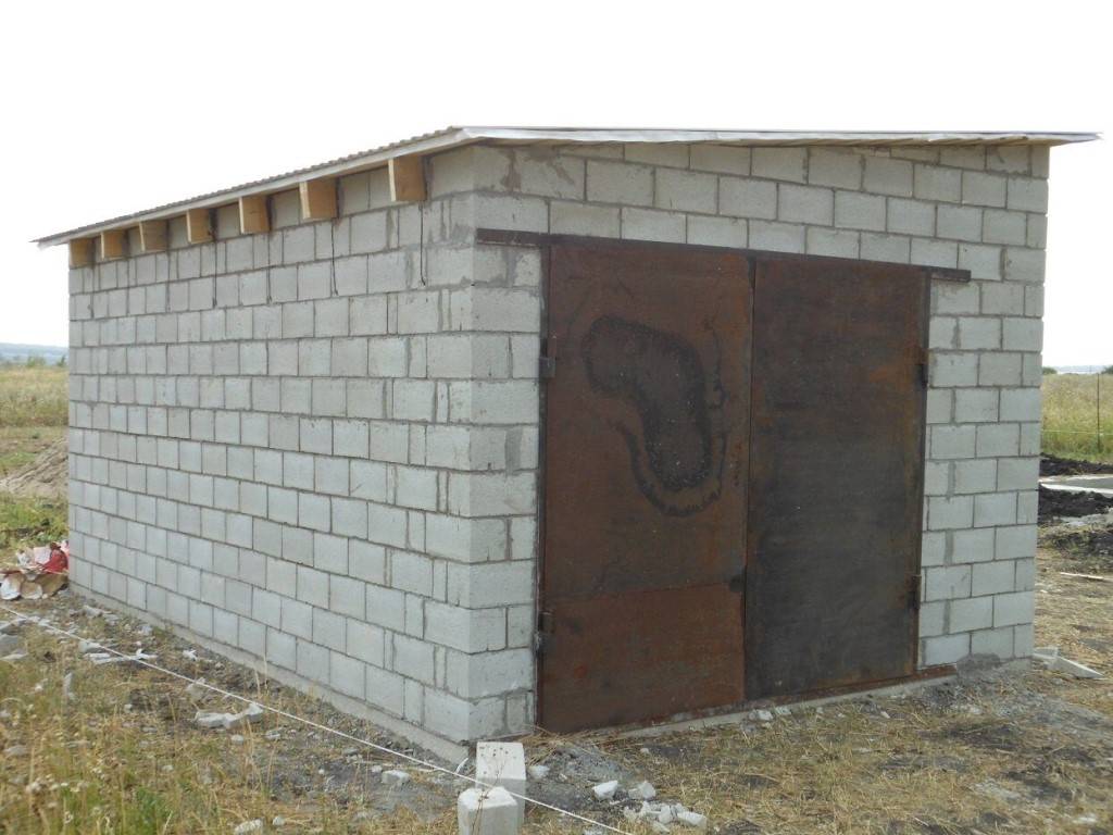 Фундамент под гараж из газобетона своими руками - пошаговая инструкция по строительству