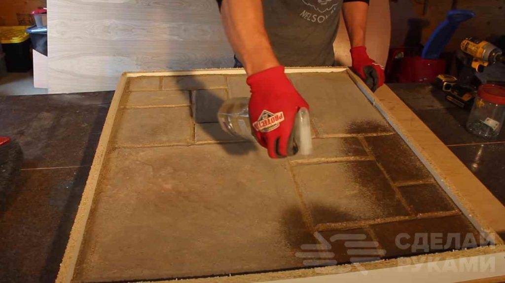 Формы для печатного бетона своими руками