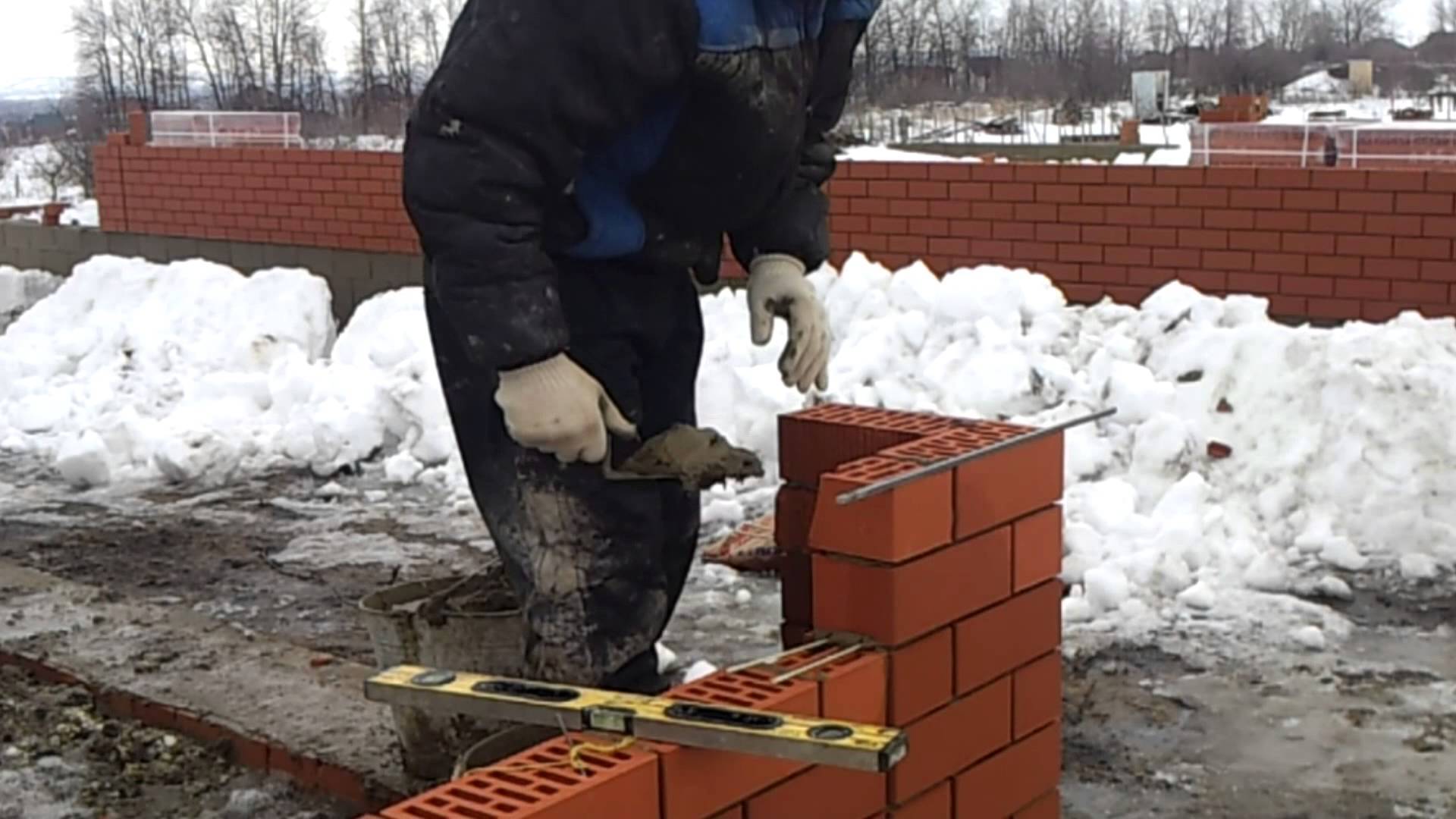 Кладка газобетона зимой на клей: строим стены из газобетонных блоков в мороз