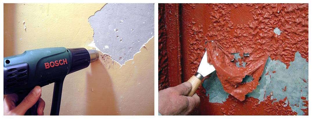Как снять краску с бетонных стен: как быстро удалить старую масляную, чем убрать акриловую и водоэмульсионную?
