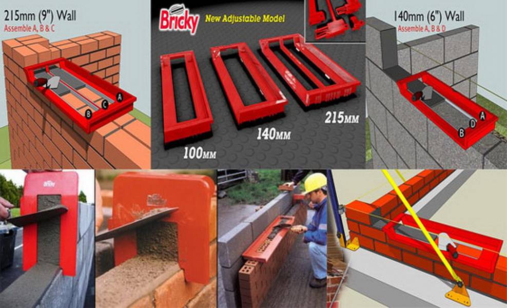 Инструменты каменщика: описание строительных и контрольно-измерительных приспособлений, их назначение