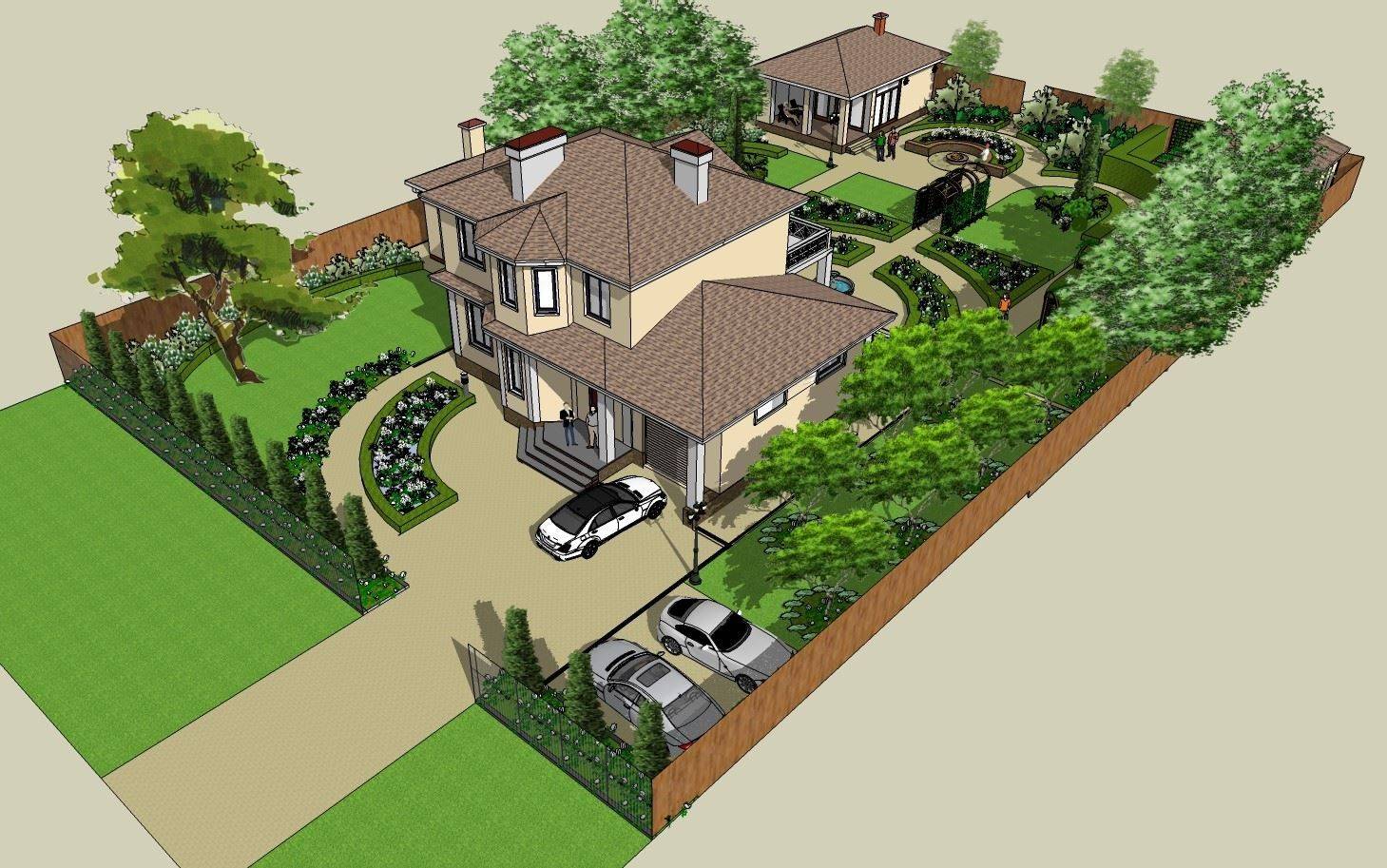 Планировка участка 12 соток: схема, варианты проекта с домом, баней и гаражом