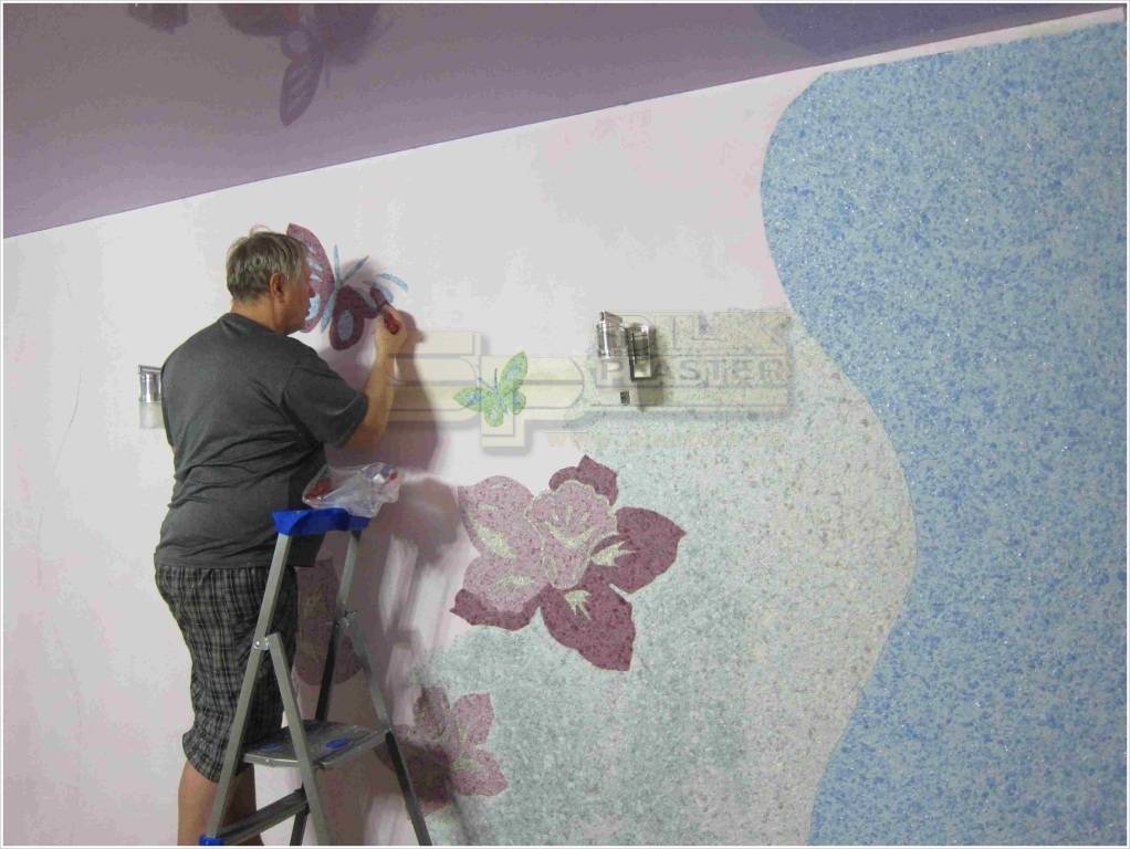 Нанесение шелковой штукатурки видео нанесения шелкографии на стены своими руками, как сделать декоративную штукатуру