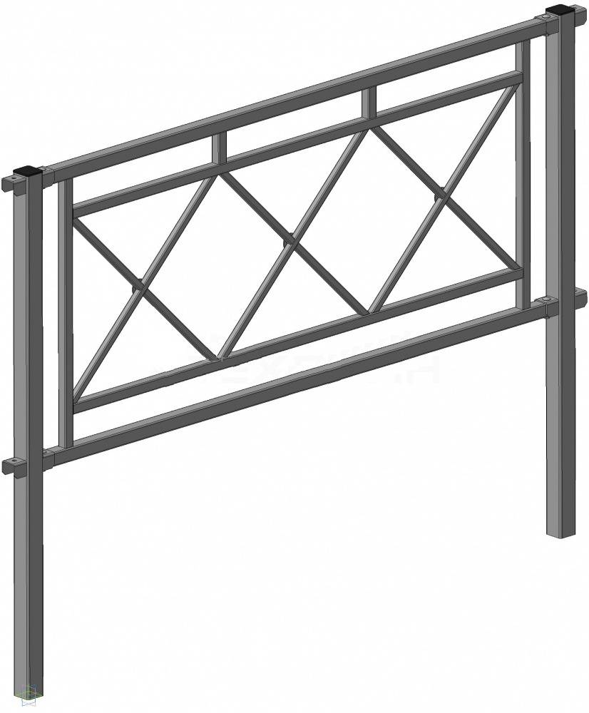 Металлический забор: установка железного ограждения для дачи с полимерным покрытием своими руками