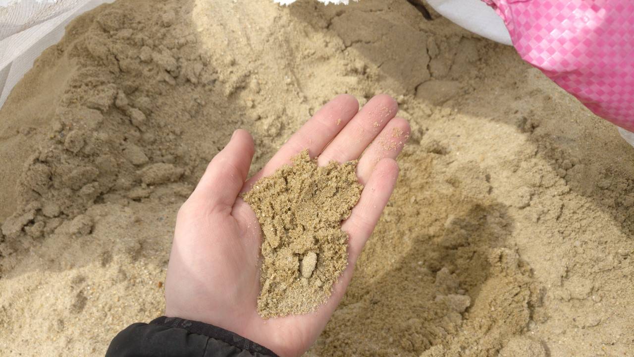 Речной песок - коэффициент уплотнения, удельный вес и др.