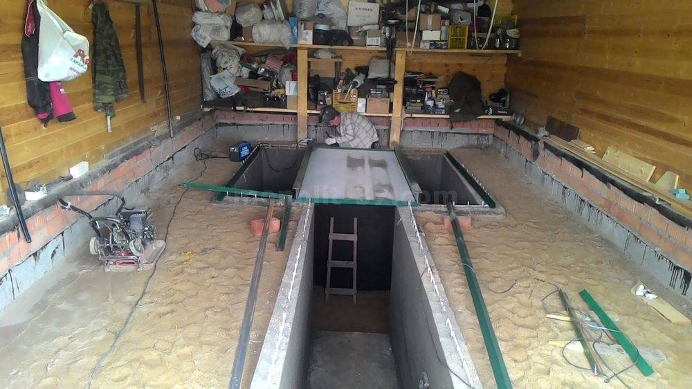 Как сделать подвал в гараже, если гараж уже построен
