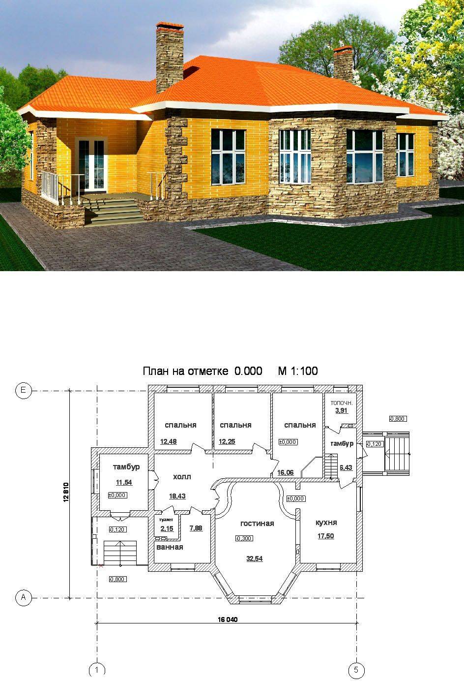 Обзор проектов загородных домов из пеноблоков площадью 100-150 м2