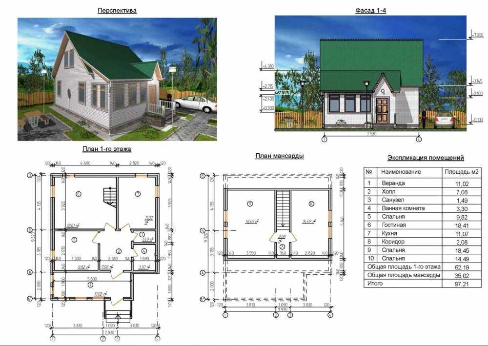 Двухэтажный дом из пеноблоков: варианты проектов (25 фото) | kladka-info.ru