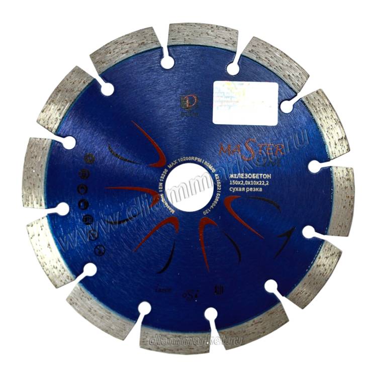 Обзор алмазных дисков и кругов для резки бетона и железобетона