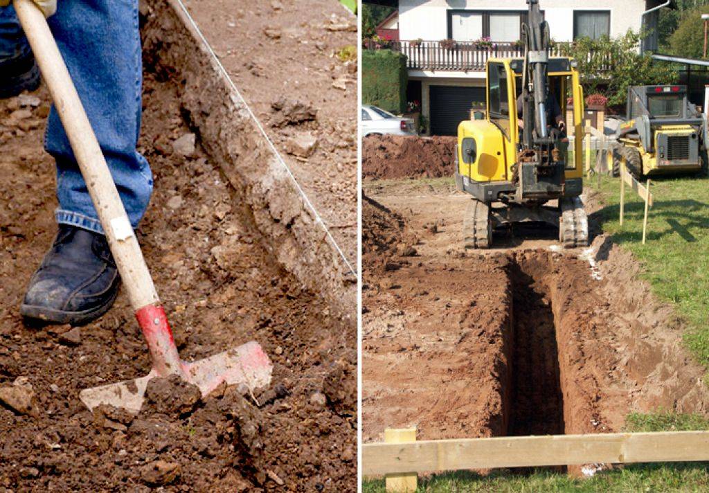 На какую глубину копать фундамент под дом?