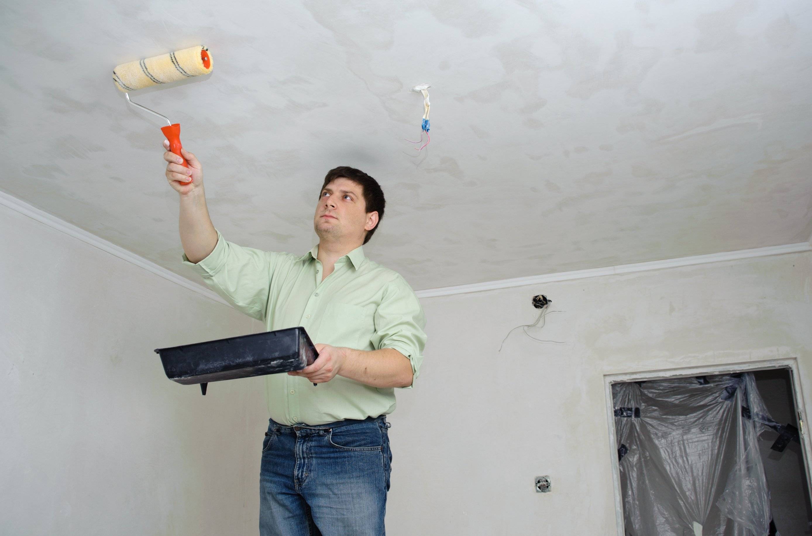 Грунтовка потолка под водоэмульсионную краску: нужно ли грунтовать потолок перед покраской, надо ли, чем грунтовать, сколько раз, как правильно, нужна ли грунтовка обязательно