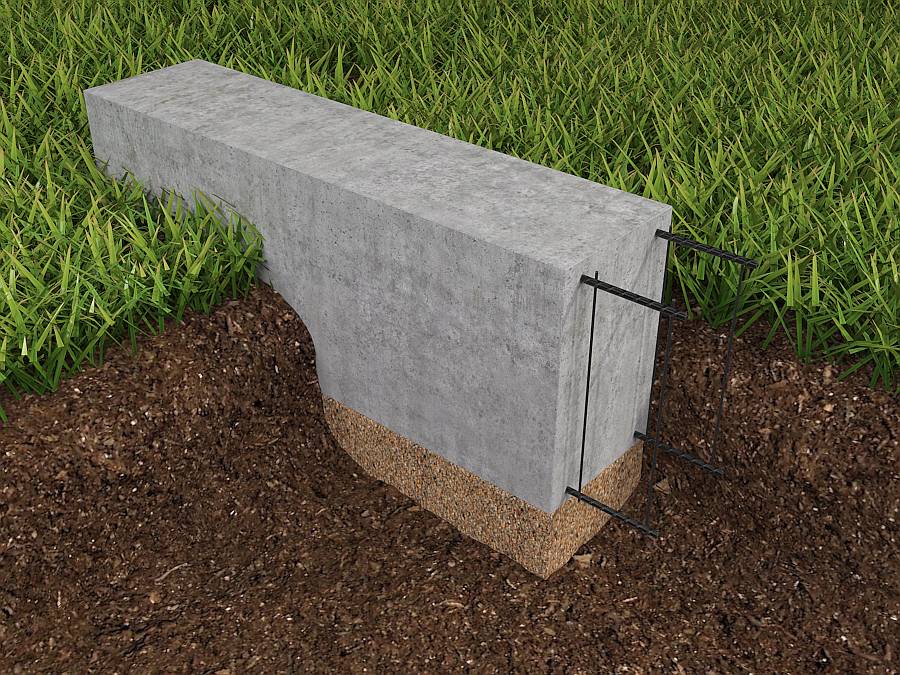 Какая марка бетона нужна для заливки фундамента забора