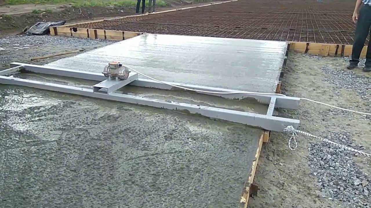 Разновидности и принцип действия виброреек для укладки бетона