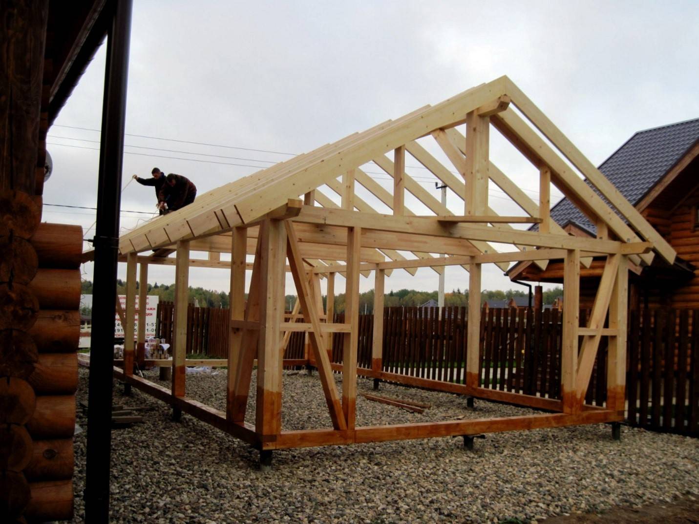 Строительство дома из клееного бруса – технология сборки +фото-видео