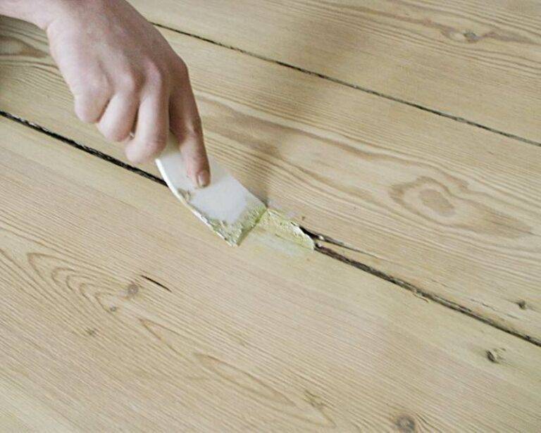Шпаклевание деревянной поверхности