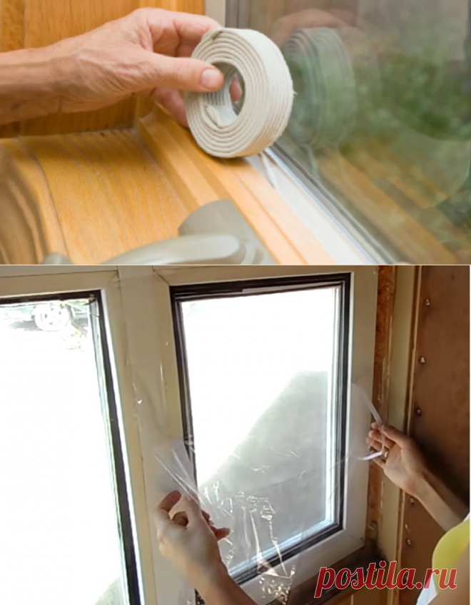 Как утеплить пластиковые окна на зиму своими руками внутри