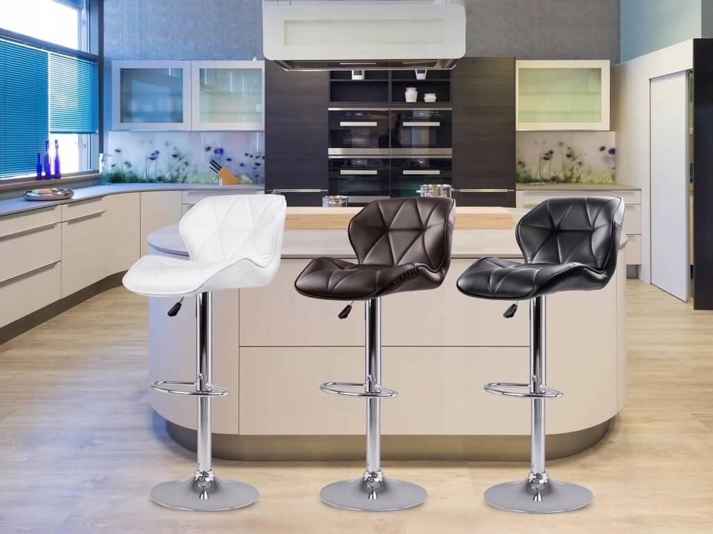 Барные стулья с регулируемой высотой для кухни: критерии выбора и особенности изготовления своими руками