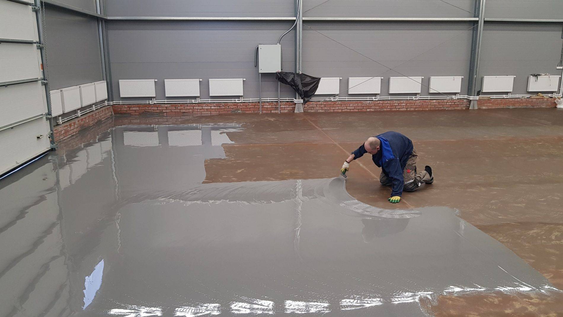 Заливаем наливной пол на бетонную стяжку – инструкция